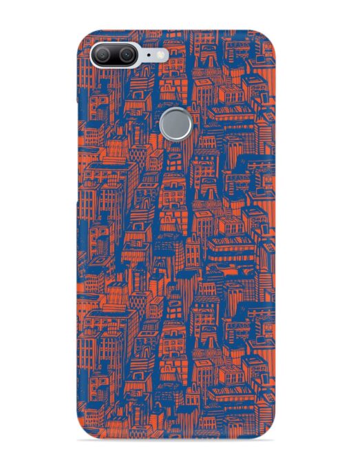 Hand Drawn Seamless Snap Case for Honor 9 Lite Zapvi