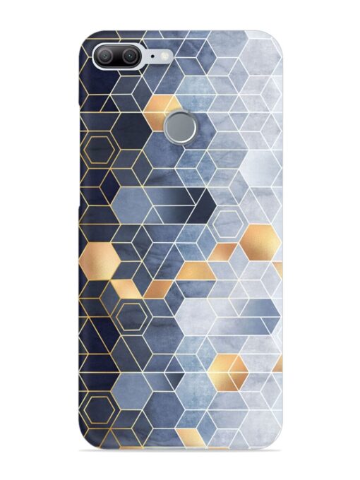 Geometric Abstraction Hexagons Snap Case for Honor 9 Lite Zapvi