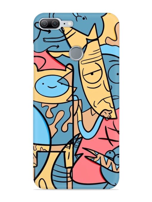 Silly Face Doodle Snap Case for Honor 9 Lite Zapvi