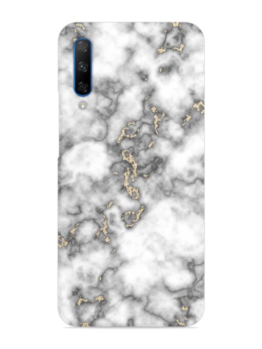 Gray And Gold Marble Snap Case for Honor 9X Pro Zapvi