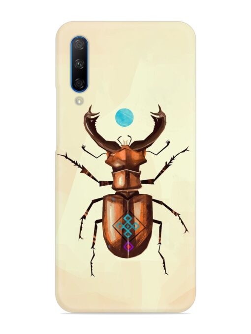 Stag Beetle Vector Snap Case for Honor 9X Pro Zapvi