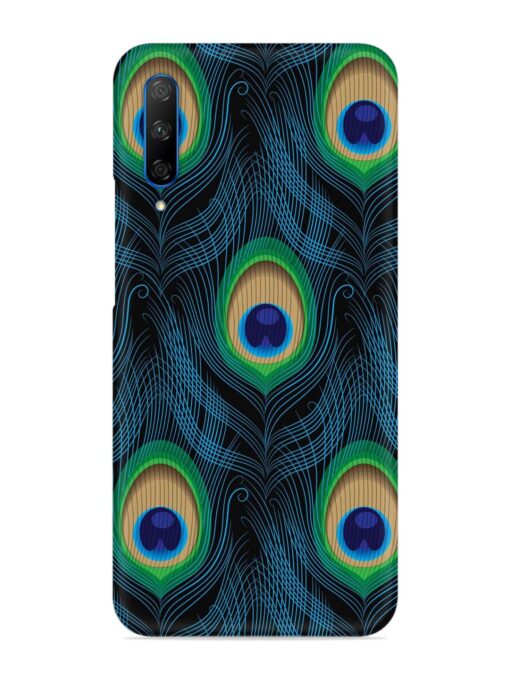 Seamless Pattern Peacock Snap Case for Honor 9X Pro Zapvi