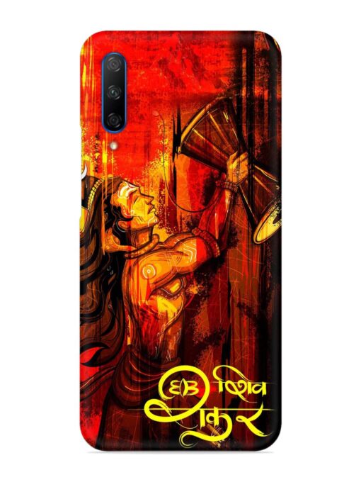 Illustration Lord Shiva Snap Case for Honor 9X Pro Zapvi