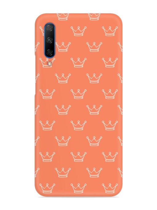 Hand Drawn Crown Snap Case for Honor 9X Pro Zapvi