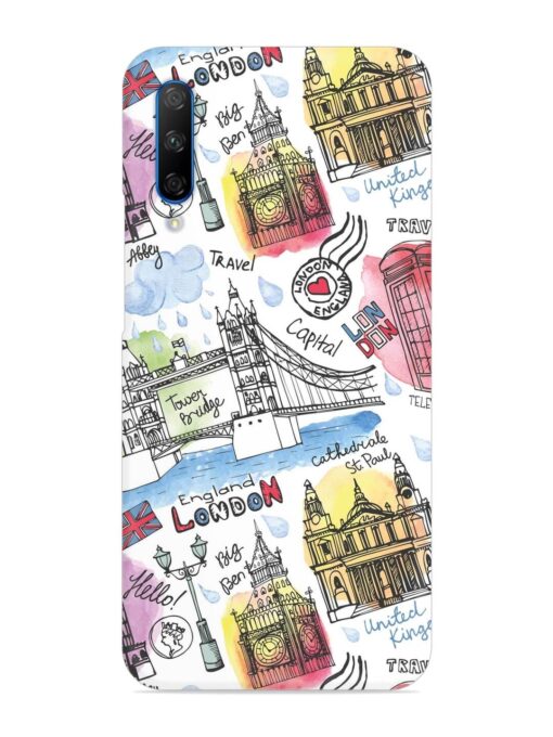 Vector London Landmark Snap Case for Honor 9X Pro Zapvi