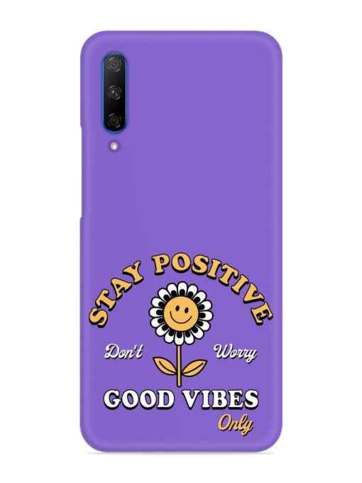 Retro Positive Flower Snap Case for Honor 9X Pro Zapvi