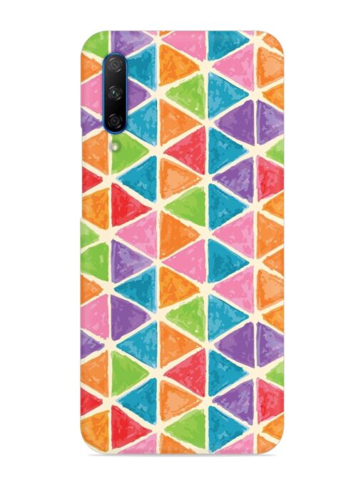 Seamless Colorful Isometric Snap Case for Honor 9X Pro Zapvi