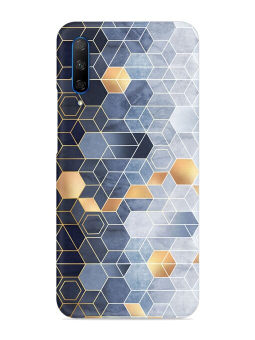 Geometric Abstraction Hexagons Snap Case for Honor 9X Pro Zapvi