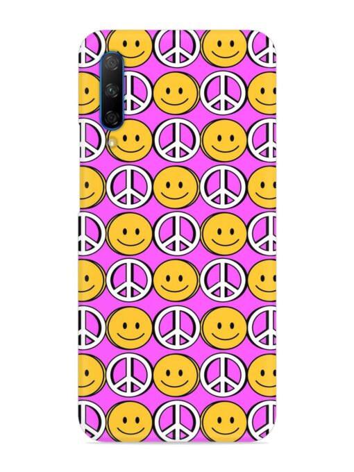 Smiley Face Peace Snap Case for Honor 9X Pro Zapvi