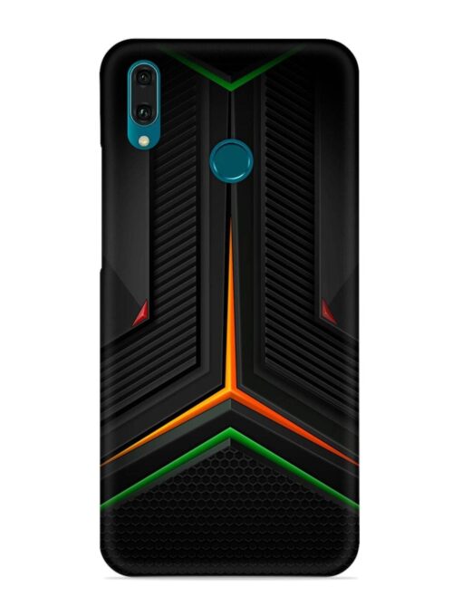 Orange Triangle Light Snap Case for Honor Y9 (2019) Zapvi