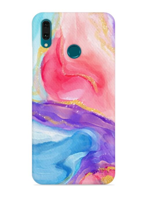 Watercolor Gradient Snap Case for Honor Y9 (2019) Zapvi