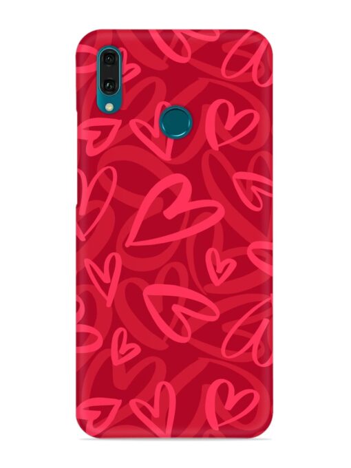 Seamless Romantic Pattern Snap Case for Honor Y9 (2019) Zapvi