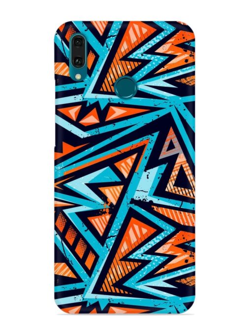 Abstract Seamless Grunge Snap Case for Honor Y9 (2019) Zapvi