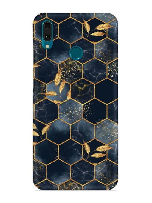 Marble Hexagon Seamless Snap Case for Honor Y9 (2019) Zapvi