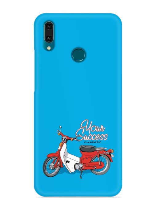 Motorcycles Image Vector Snap Case for Honor Y9 (2019) Zapvi