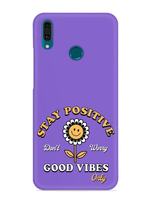 Retro Positive Flower Snap Case for Honor Y9 (2019) Zapvi