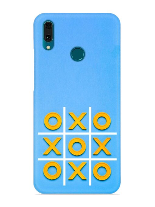 Yellow Plastic Crosses Snap Case for Honor Y9 (2019) Zapvi