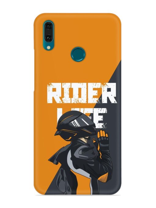 Rider Life Snap Case for Honor Y9 (2019) Zapvi