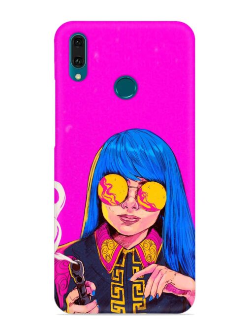 Aesthetic Anime Girl Snap Case for Honor Y9 (2019) Zapvi