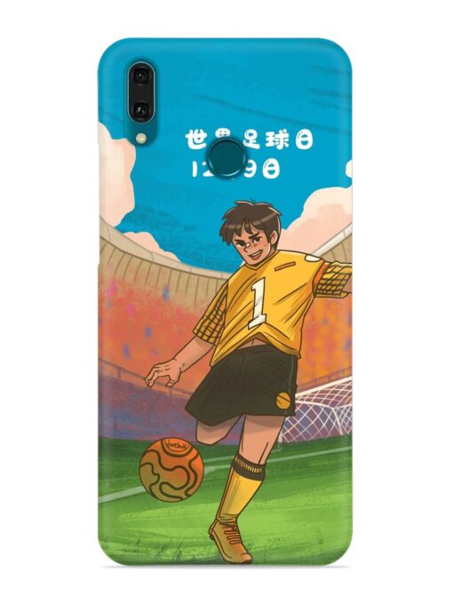 Soccer Kick Snap Case for Honor Y9 (2019) Zapvi