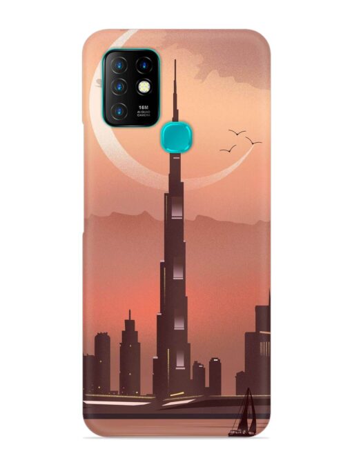 Landmark Burj Khalifa Snap Case for Infinix Hot 10 Zapvi