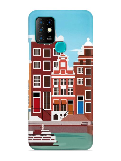 Scenery Architecture Amsterdam Landscape Snap Case for Infinix Hot 10 Zapvi