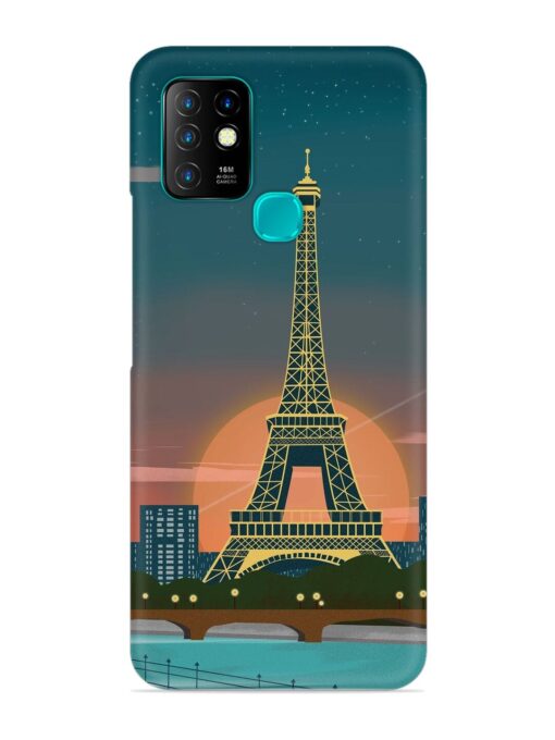 Scenery Architecture France Paris Snap Case for Infinix Hot 10 Zapvi