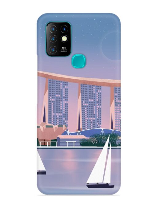 Singapore Scenery Architecture Snap Case for Infinix Hot 10 Zapvi