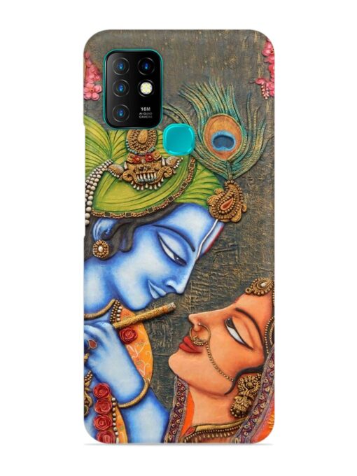 Lord Radha Krishna Flute Art Snap Case for Infinix Hot 10 Zapvi