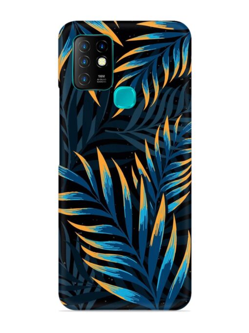 Abstract Leaf Art Snap Case for Infinix Hot 10 Zapvi