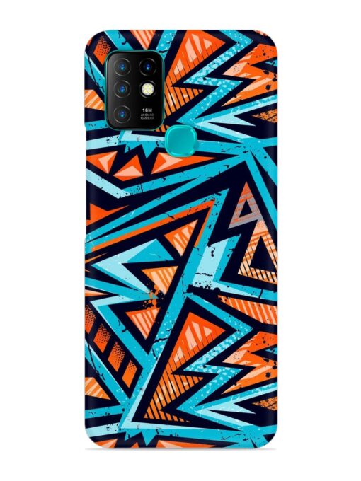 Abstract Seamless Grunge Snap Case for Infinix Hot 10 Zapvi