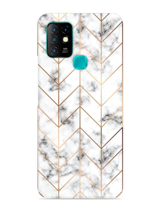 Vector Marble Texture Snap Case for Infinix Hot 10 Zapvi