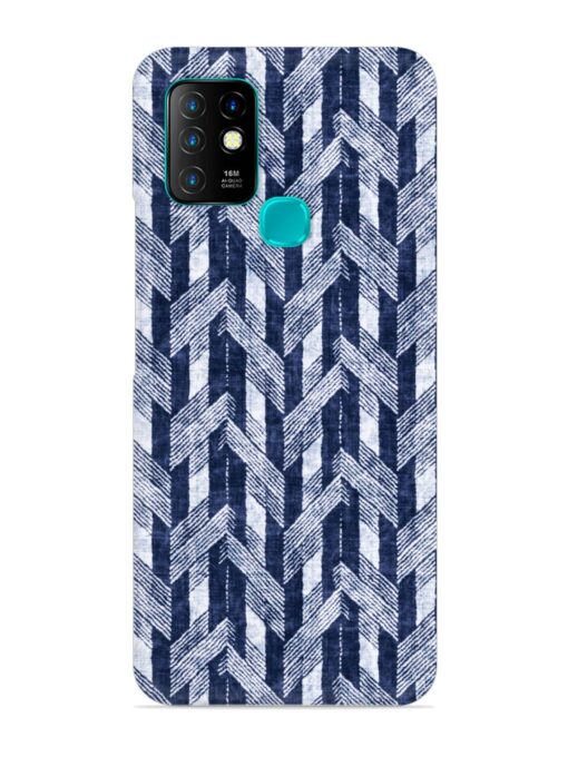 Abstract Herringbone Motif Snap Case for Infinix Hot 10 Zapvi