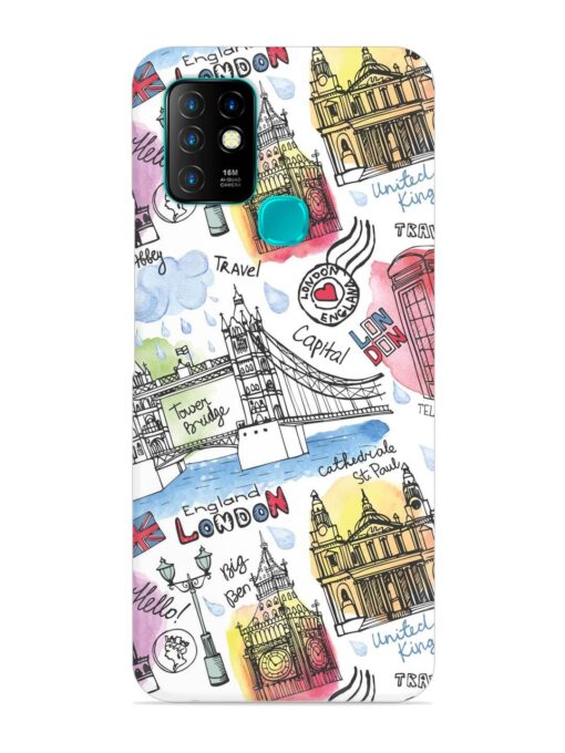 Vector London Landmark Snap Case for Infinix Hot 10 Zapvi