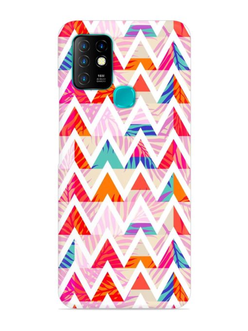 Abstract Triangle Background Snap Case for Infinix Hot 10 Zapvi