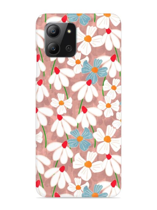 Abstract Petal Flowers Snap Case for Infinix Hot 11 (2022) Zapvi