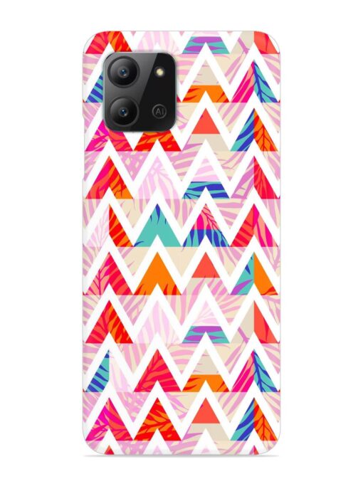 Abstract Triangle Background Snap Case for Infinix Hot 11 (2022) Zapvi