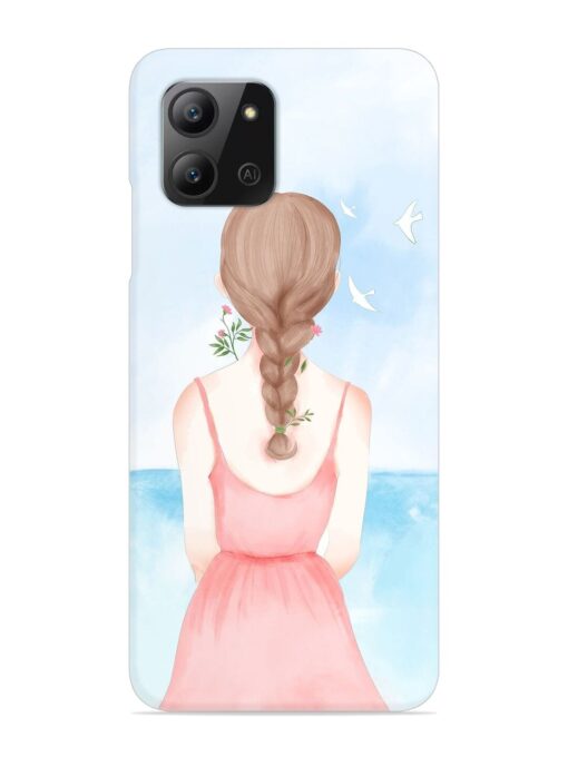 Watercolor Girl Vector Snap Case for Infinix Hot 11 (2022) Zapvi