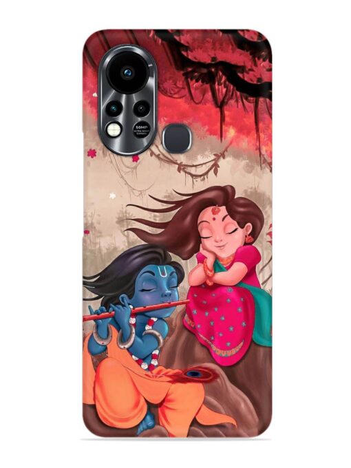 Radhe Krishna Water Art Snap Case for Infinix Hot 11S Zapvi