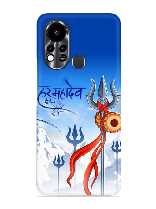 Har Har Mahadev Trishul Snap Case for Infinix Hot 11S Zapvi