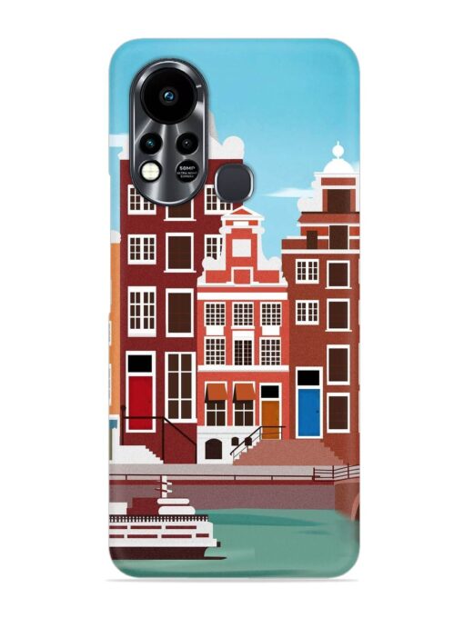 Scenery Architecture Amsterdam Landscape Snap Case for Infinix Hot 11S Zapvi