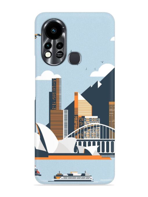 Sydney Opera Landscape Snap Case for Infinix Hot 11S Zapvi