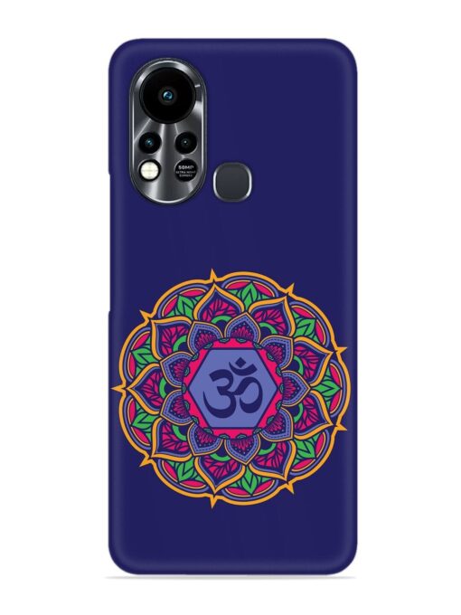 Om Mandala Art Blue Snap Case for Infinix Hot 11S Zapvi