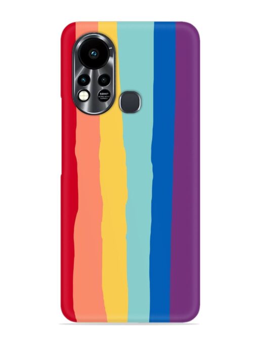 Rainbow Genuine Liquid Snap Case for Infinix Hot 11S Zapvi