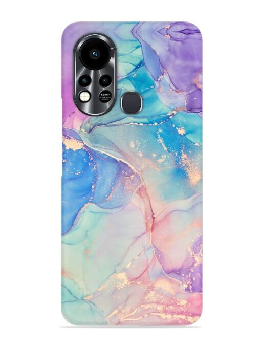 Alcohol Ink Colors Snap Case for Infinix Hot 11S Zapvi