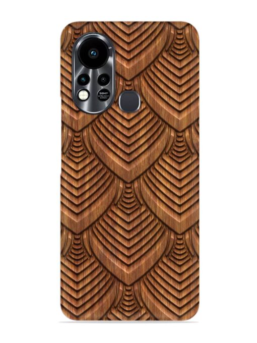 Carved Pattern On Snap Case for Infinix Hot 11S Zapvi