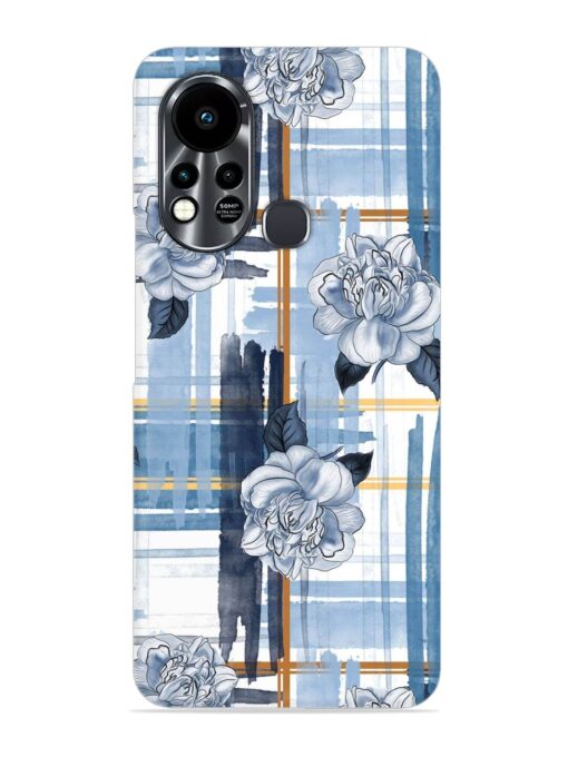 Watercolor Pattern Rose Snap Case for Infinix Hot 11S Zapvi