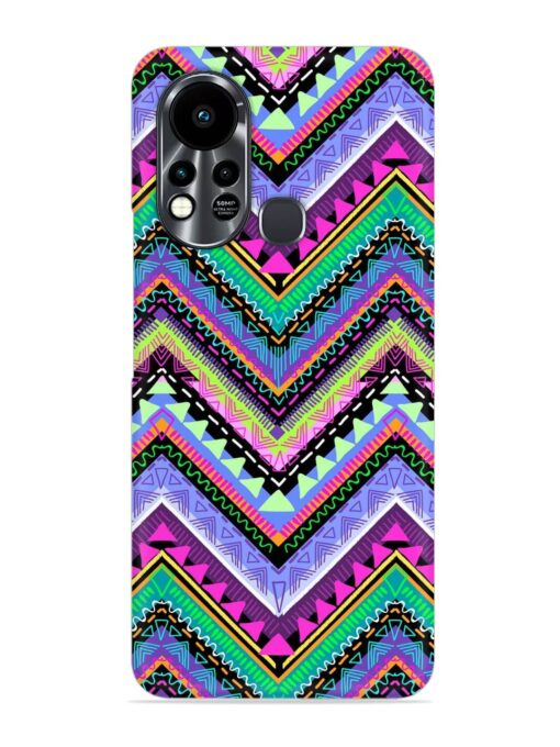 Tribal Aztec Print Snap Case for Infinix Hot 11S Zapvi