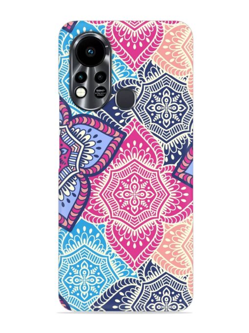 Ethnic Floral Seamless Snap Case for Infinix Hot 11S Zapvi