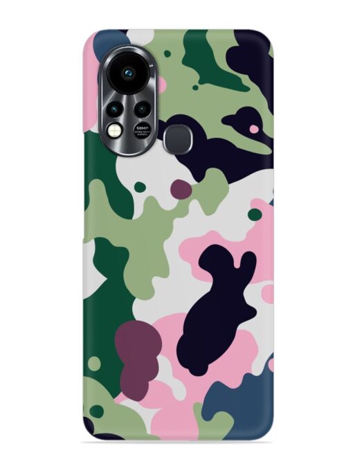 Seamless Funky Camouflage Snap Case for Infinix Hot 11S Zapvi